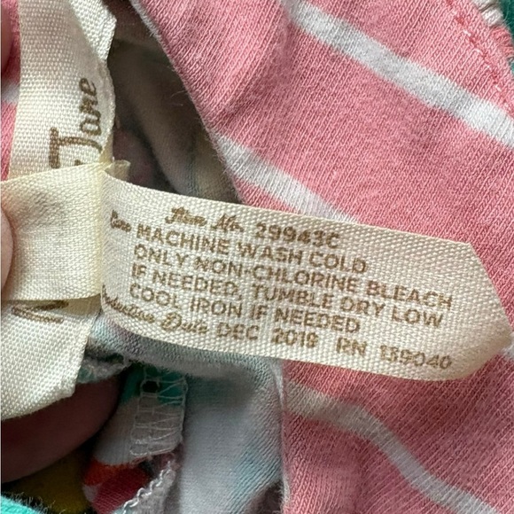 Matilda Jane Pink and White Striped Tank Top size 12-18 months - Picture 2 of 7